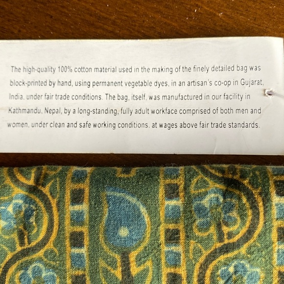 BOHO/HIPPY ‘Venus Imports’ Crossbody Bag Hand Made in Nepal with Veg Dyes - Picture 2 of 10